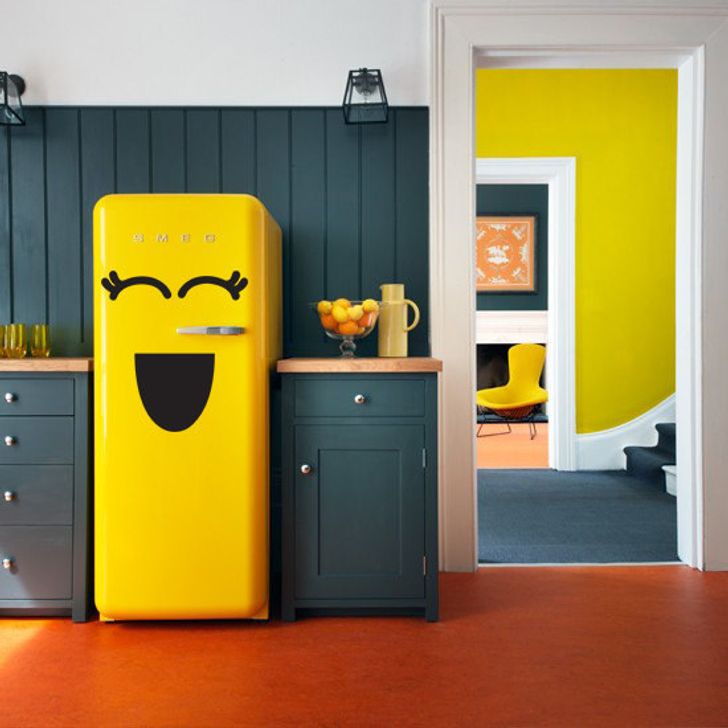12 simple ways to turn a plain fridge into a cool kitchen decoration