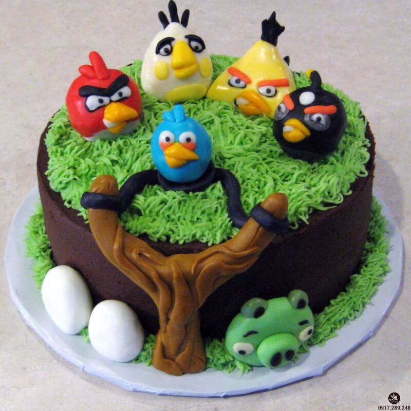 Bánh sinh nhật Angry Birds và đồng bọn | Bánh kem cao cấp