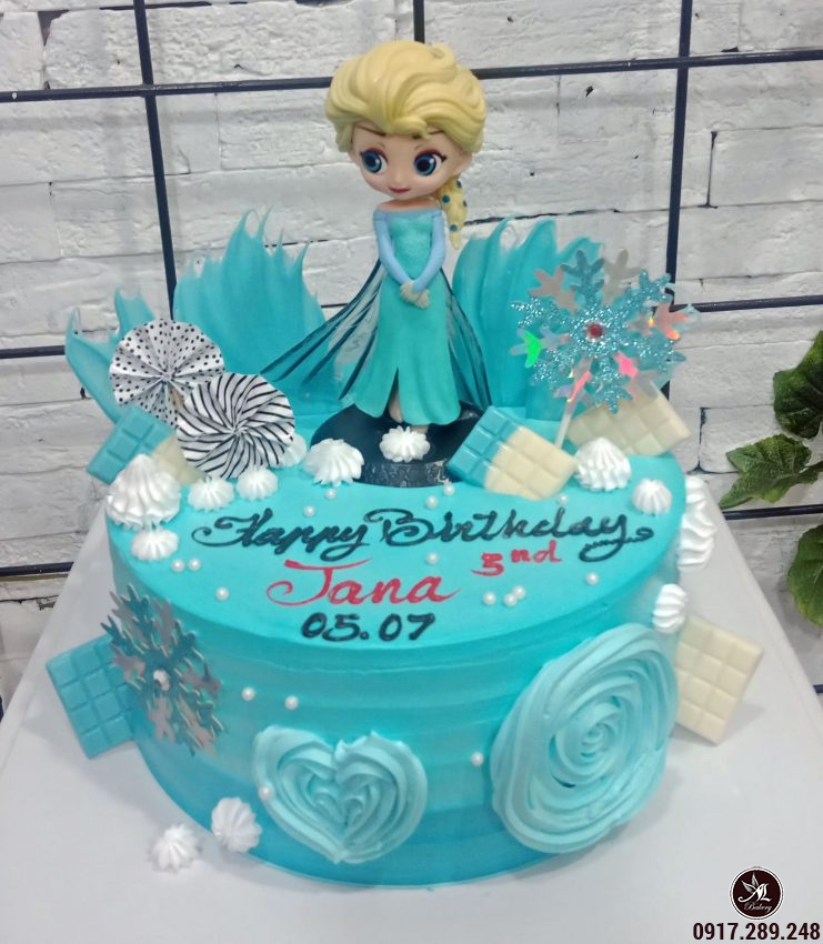 Bánh Kem Sinh Nhật Elsa  Frozen  Giao Tận Nơi