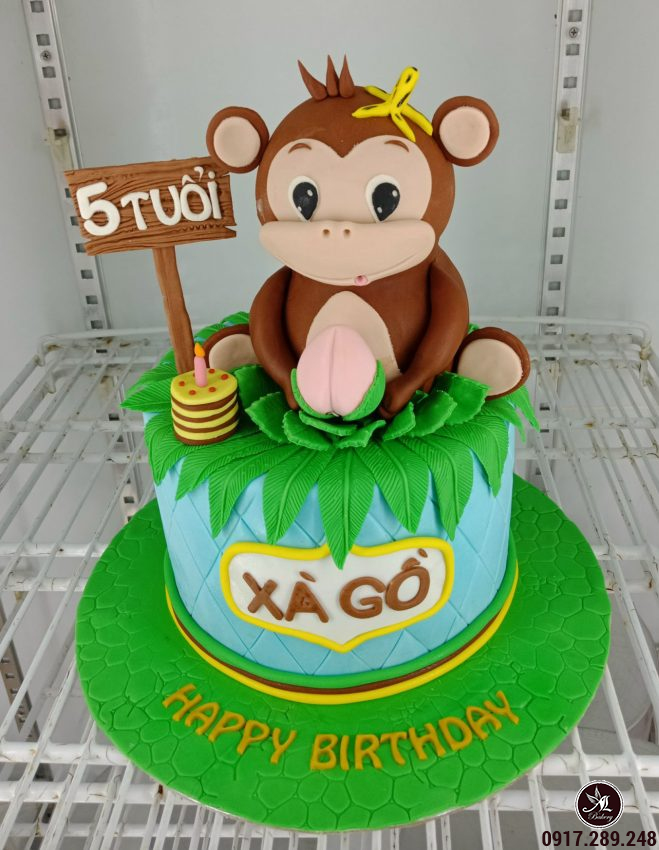 Hãy chiêm ngưỡng bánh sinh nhật hình con khỉ đẹp nhất mà bạn từng thấy! Đảm bảo bạn sẽ bị đánh cắp trái tim.