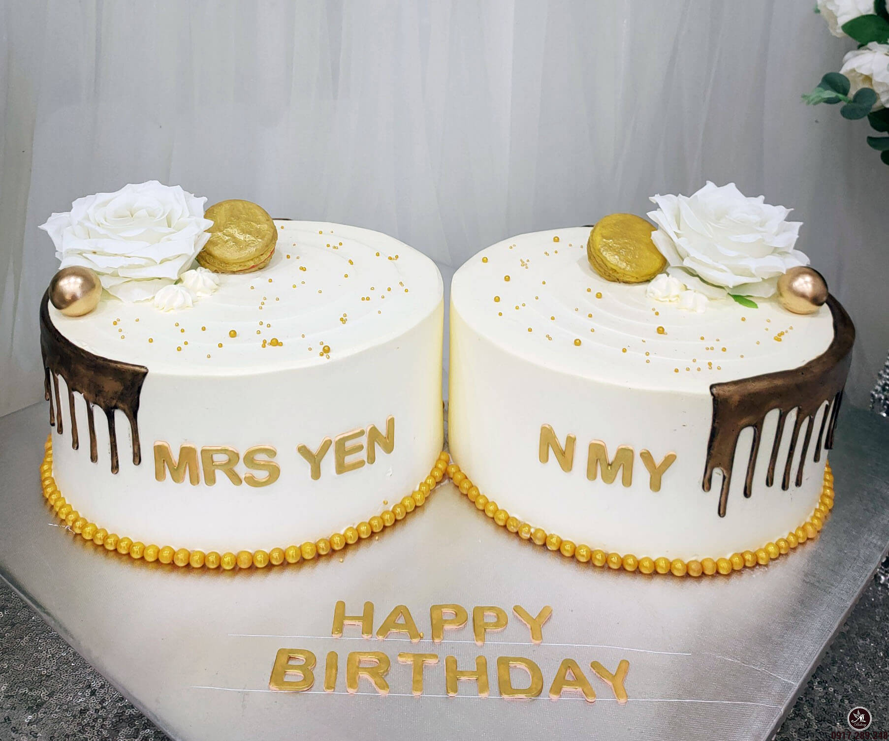 20+ mẫu bánh sinh nhật đôi đẹp với hình ảnh lãng mạn