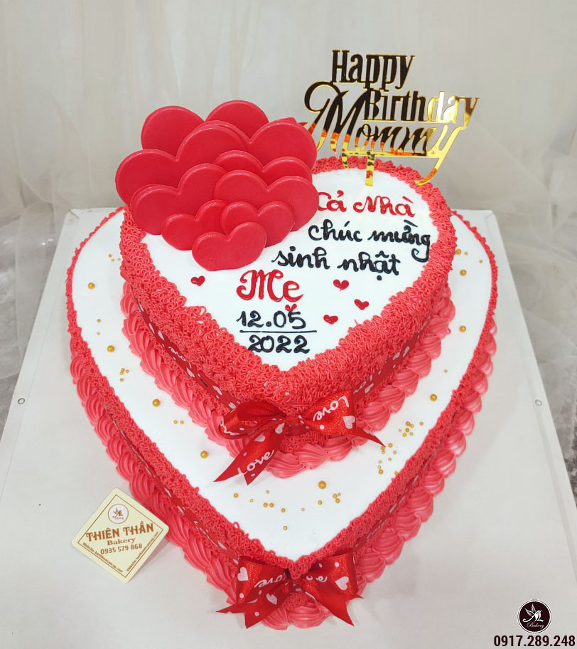 Bánh sinh nhật hình trái tim ngọt ngào lãng mạn đẹp nhất như nhắn nhủ yêu  thương 6585  Bánh sinh nhật kỷ niệm